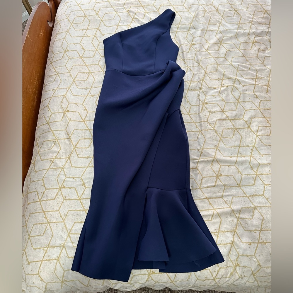 ASOS Royal Blue one shoulder dress